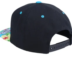 Rainbow Farting Unicorn Black/Hawaiian Snapback - Unicorns