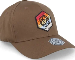 Rainbow Hex D20 Patch Brown - Flexfit