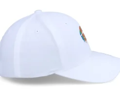 Rainbow Lips White Curved Adjustable - Iconic