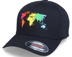 Rainbow World Black Flexfit - Iconic