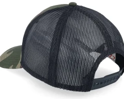 Rainier Twill Valin Ptch Camo/Black Trucker - American Needle