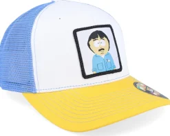 Randy Marsh White Yellow/Blue Trucker - South Park