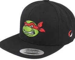 Raphael Face Black Snapback - TMNT