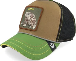 Rash, Zits, And Pimple- Insert Coin Brown/Black/Green/Black UV A-Frame Trucker - Goorin Bros.