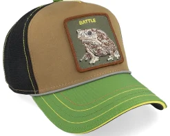 Rash, Zits, And Pimple- Insert Coin Brown/Black/Green/Black UV A-Frame Trucker - Goorin Bros.
