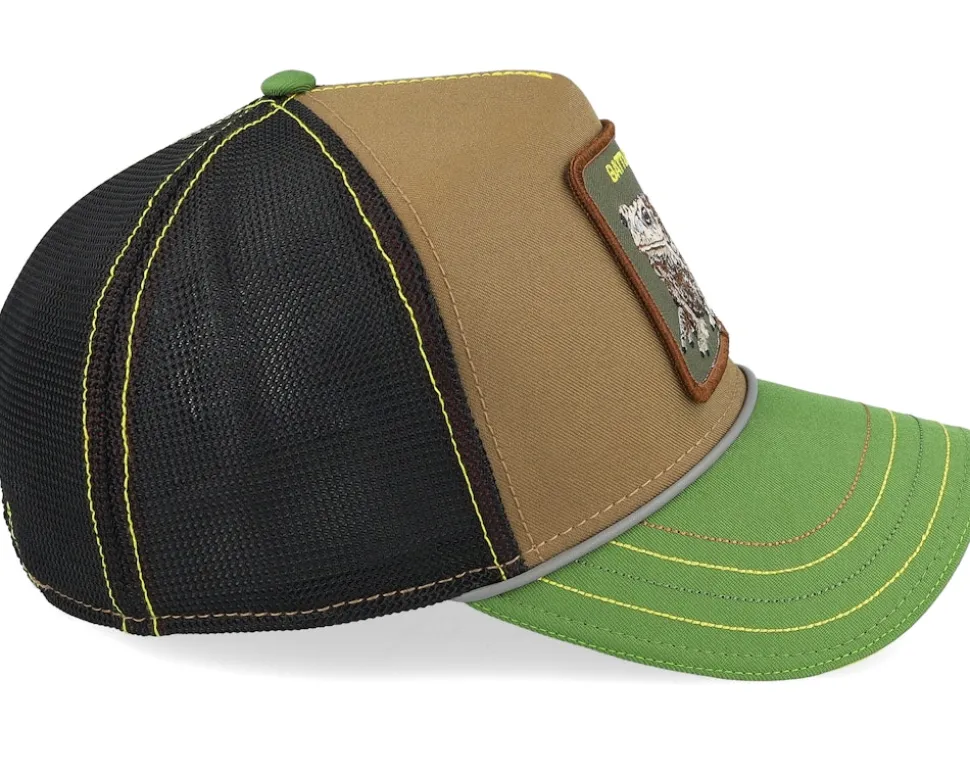 Rash, Zits, And Pimple- Insert Coin Brown/Black/Green/Black UV A-Frame Trucker - Goorin Bros.