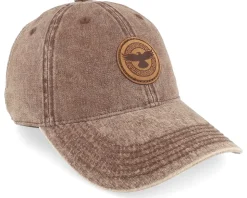 Raven Viking Knot 382 Snow Washed Brown Dad Cap - Vikings