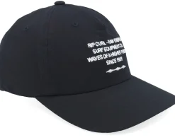 Raw Energy Statment Cap Black Dad Cap - Rip Curl