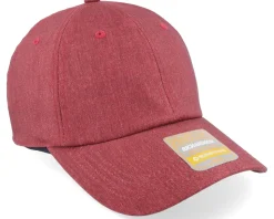 224re Heather Maroon Dad Cap - Richardson