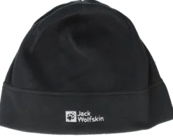 Real Stuff 1 Black Beanie - Jack Wolfskin