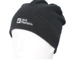 Real Stuff 1 Black Beanie - Jack Wolfskin