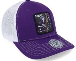 Reaper Box Patch Purple/White Trucker - Critiql Hit