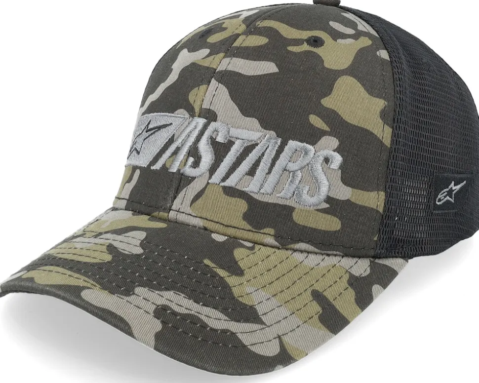 Reblaze Multicamo Hat Black Trucker - Alpinestars