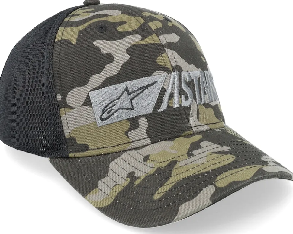 Reblaze Multicamo Hat Black Trucker - Alpinestars