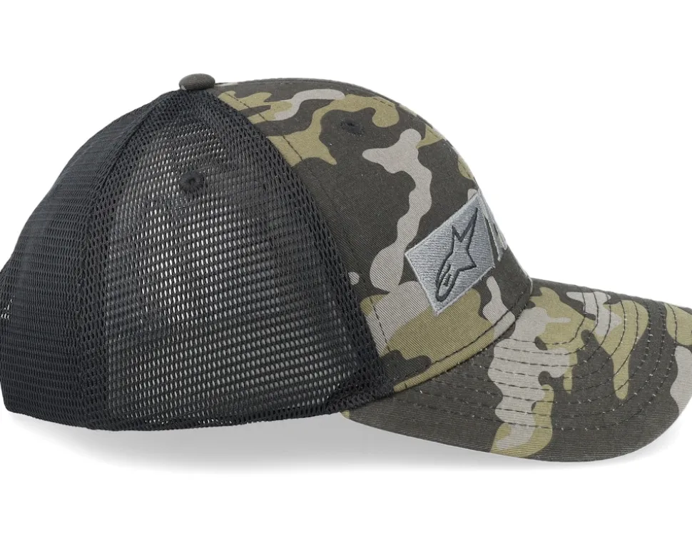 Reblaze Multicamo Hat Black Trucker - Alpinestars