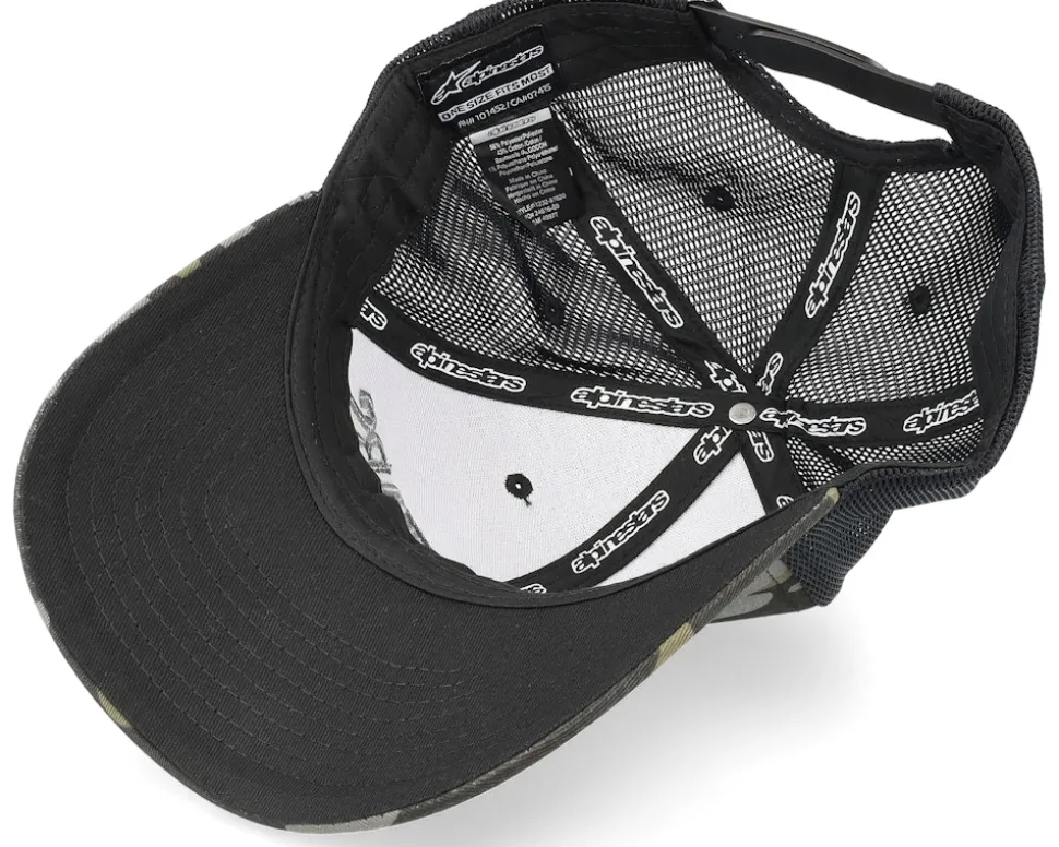 Reblaze Multicamo Hat Black Trucker - Alpinestars