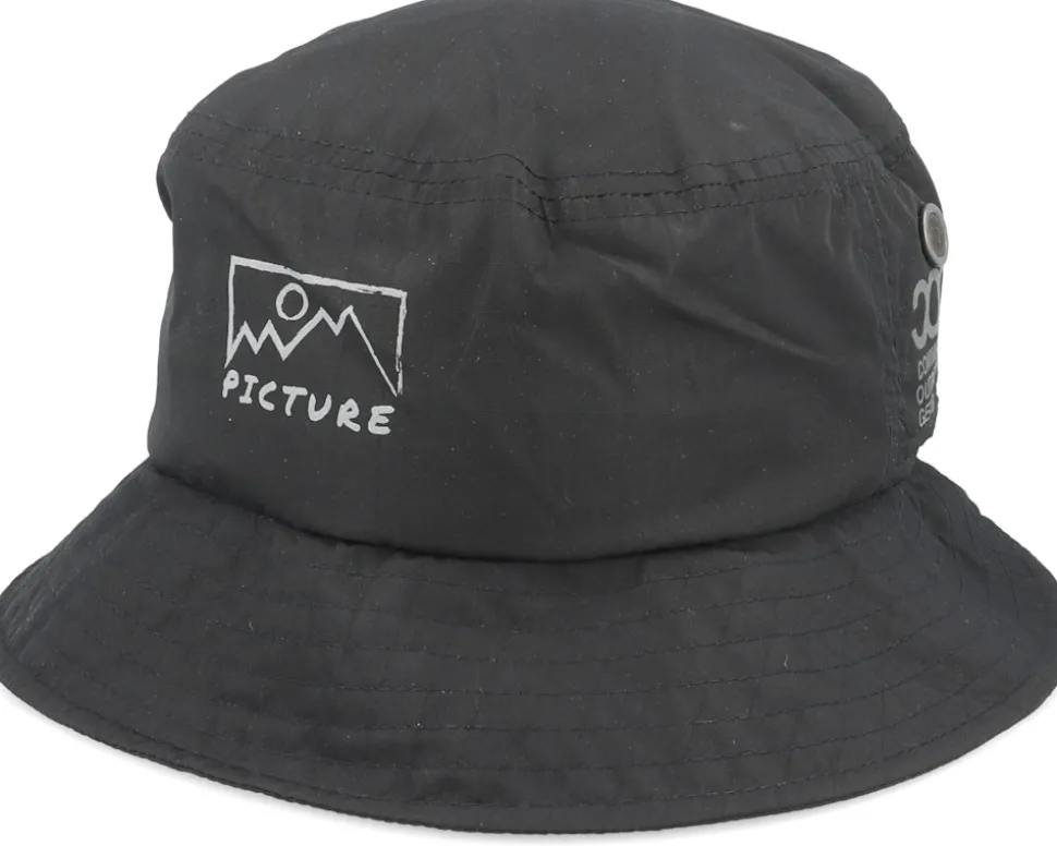 Recycled Lisbonne Hat Black Bucket - Picture