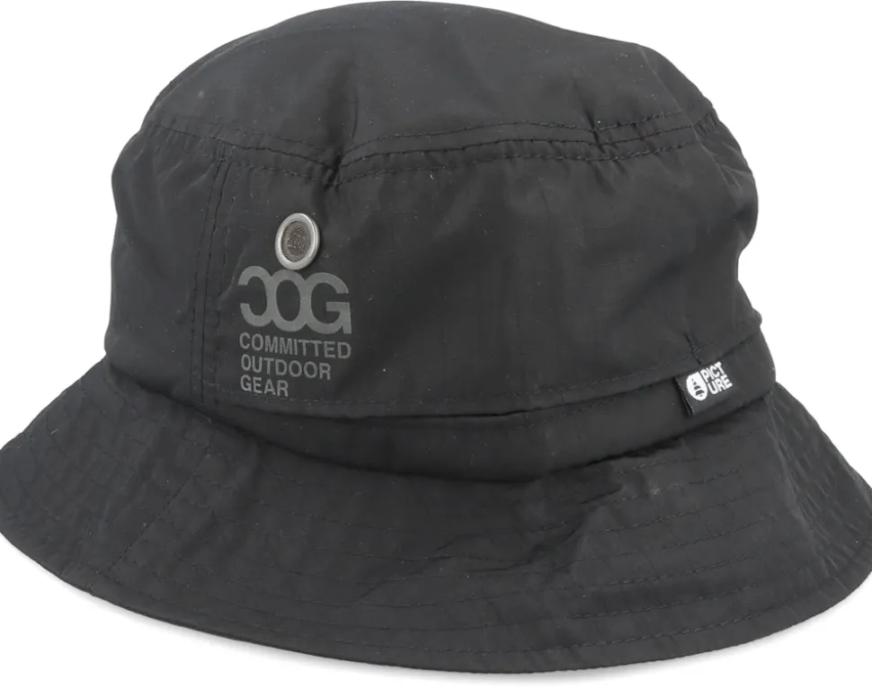 Recycled Lisbonne Hat Black Bucket - Picture