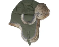 Recycled Taslan Army/Hare Trapper - MJM Hats