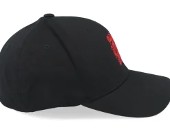 Red Chinese Dragon Logo Black Flexfit - Iconic