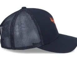 Red Deer Logo Black Trucker - Hunter