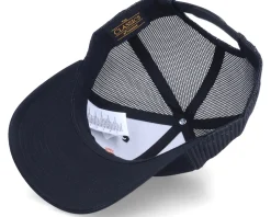 Red Deer Logo Black Trucker - Hunter