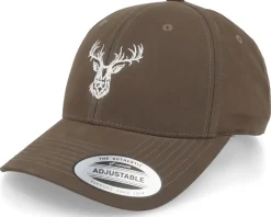 Red Deer Logo Waxed Brown Adjustable - Hunter