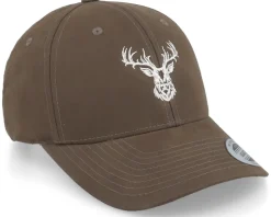 Red Deer Logo Waxed Brown Adjustable - Hunter