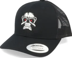 Red Eye Skull Black Trucker - Iconic