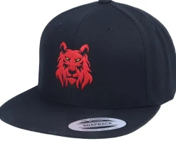 Red Lion Logo Black Snapback - Iconic