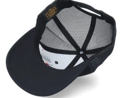 Red Lipstick Kiss Black Trucker - Iconic