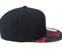 Red Lipstick Kiss Black/Rose Snapback - Iconic