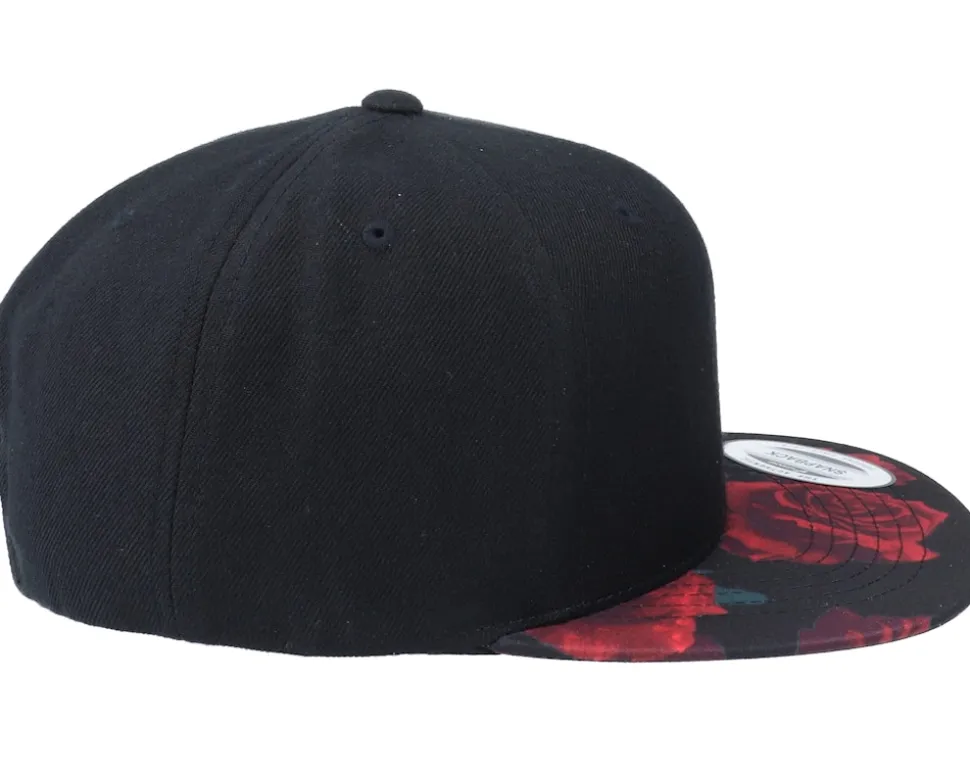 Red Lipstick Kiss Black/Rose Snapback - Iconic