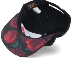 Red Lipstick Kiss Black/Rose Snapback - Iconic