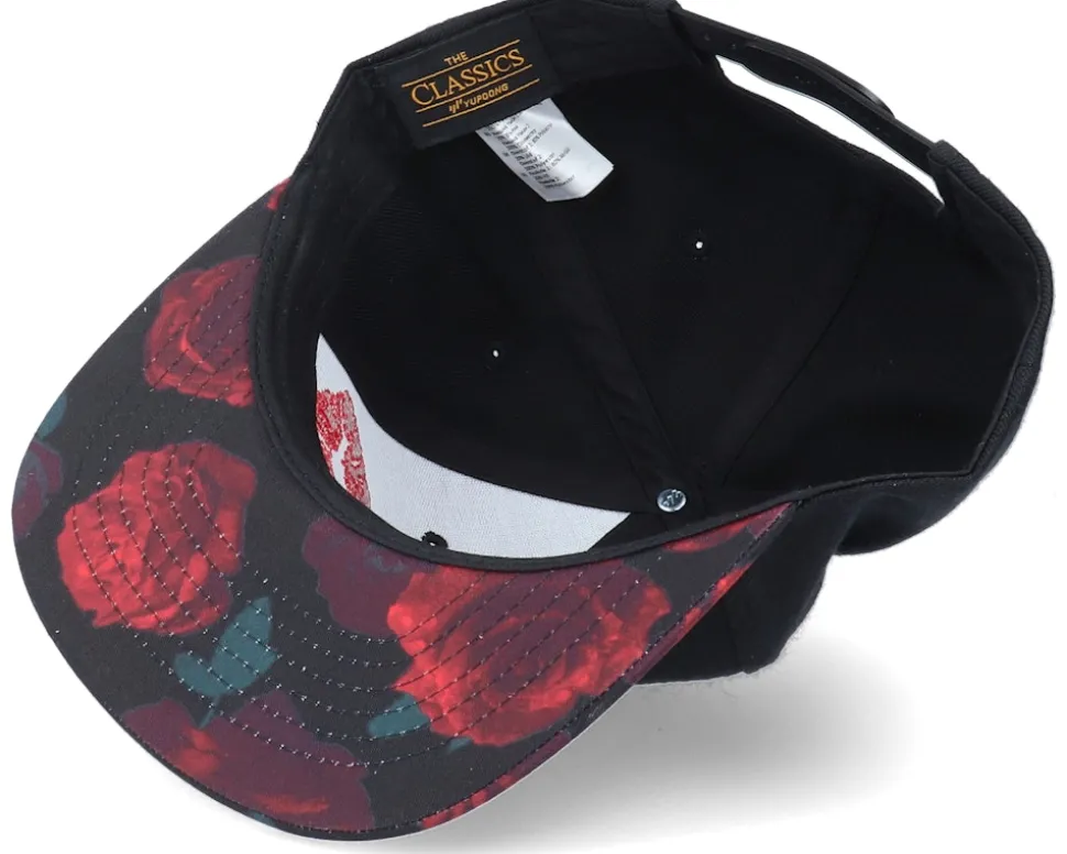 Red Lipstick Kiss Black/Rose Snapback - Iconic