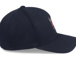 Red Oni Demon Mask Black Flexfit - Iconic