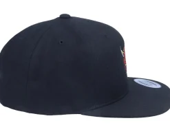 Red Oni Demon Mask Black Snapback - Iconic