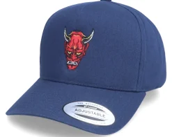 Red Oni Demon Mask Navy A-Frame Adjustable - Iconic