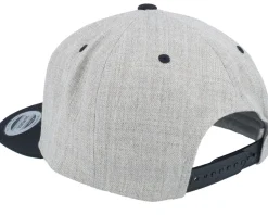 Red Panda Big Patch Heather Grey/Black Snapback - Calza Pennello