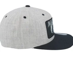 Red Panda Big Patch Heather Grey/Black Snapback - Calza Pennello