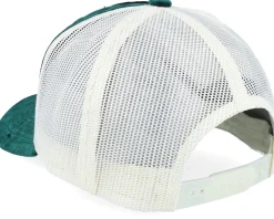 Red Panda Big Patch Velvet Green/Ivory Trucker - Calza Pennello