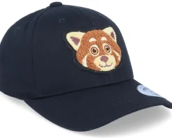 Red Panda Chenille Patch Black Adjustable - Kiddo Cap