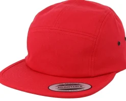 Red 5-Panel - Yupoong