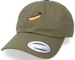Red Rocket Hot Dog Weiner Olive Dad Cap - Abducted