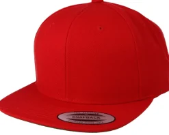 Red Snapback - Yupoong