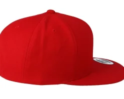 Red Snapback - Yupoong