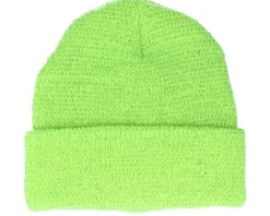 Reflective Fluorescent Yellow Cuff Blank Beanie - Beechfield