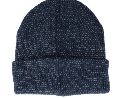 Reflective French Navy Cuff Blank Beanie - Beechfield