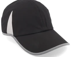 Reflective 6-panel Sport Black/Grey Dad Cap - Kumo