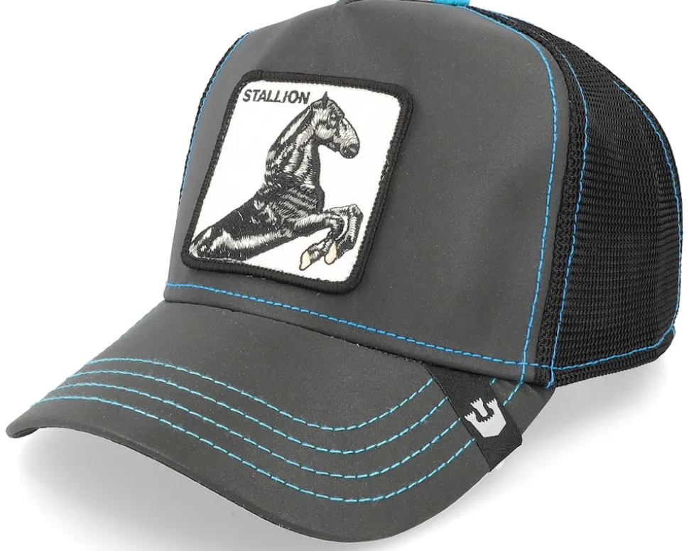 Reflective Stallion Nights Black Trucker - Goorin Bros.